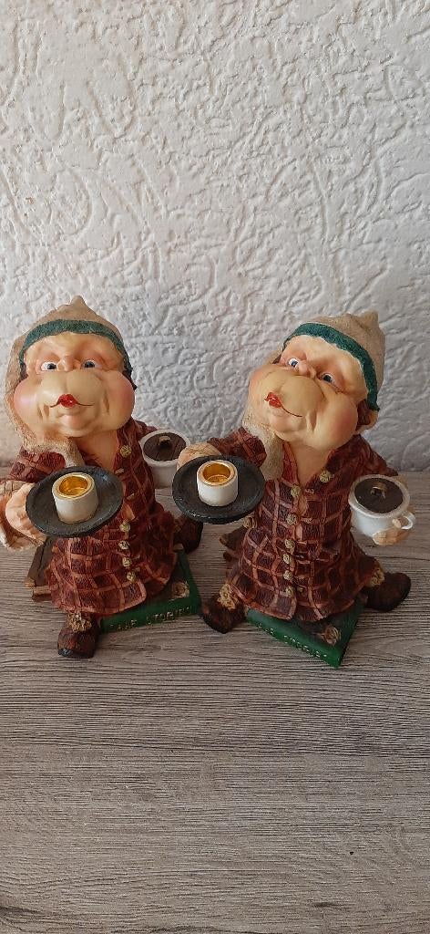 kleine lapie de kaarsendrager, Ophalen of Verzenden, Zo goed als nieuw, Beeldje of Poppetje