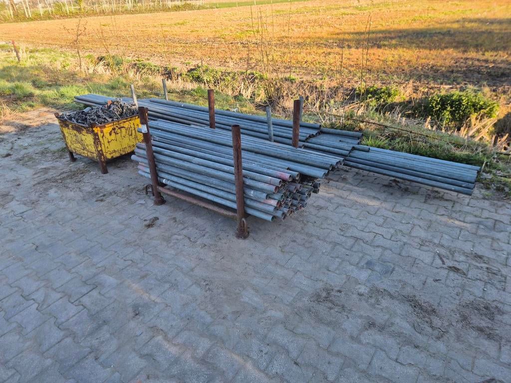 Stalen Steiger / Gevelsteiger van Buizen en Klemmen v. Thiel, Ophalen of Verzenden, Gebruikt