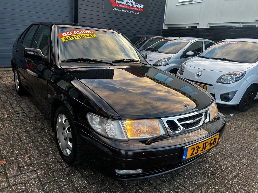 Saab 9-3 2.0t Euro Edition, Auto's, Stof, Gebruikt, 4 cilinders, Zwart