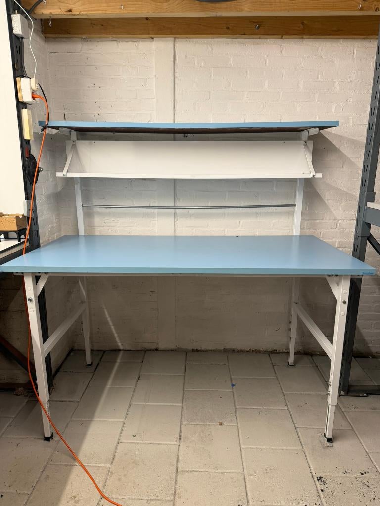 Webshop Overtoom inpak tafel inpak tafel werkbank, Doe-het-zelf en Verbouw, Werkbanken, Gebruikt, 120 tot 170 cm, Inklapbaar, Ophalen