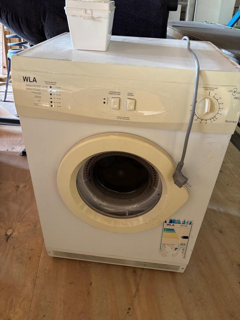 WLA Luchtafvoer Droger - Model WLA1402, Witgoed en Apparatuur, Wasdrogers, Gebruikt, Luchtafvoer, Voorlader, 6 tot 8 kg, 85 tot 90 cm
