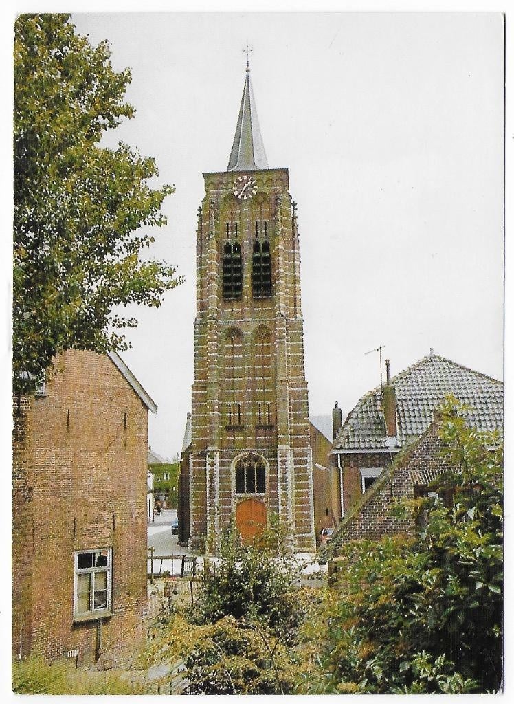 Groot Ammers N H Kerk Gelopen Ansichtkaart ( B4844 ), Ophalen of Verzenden, 1980 tot heden, Gelopen