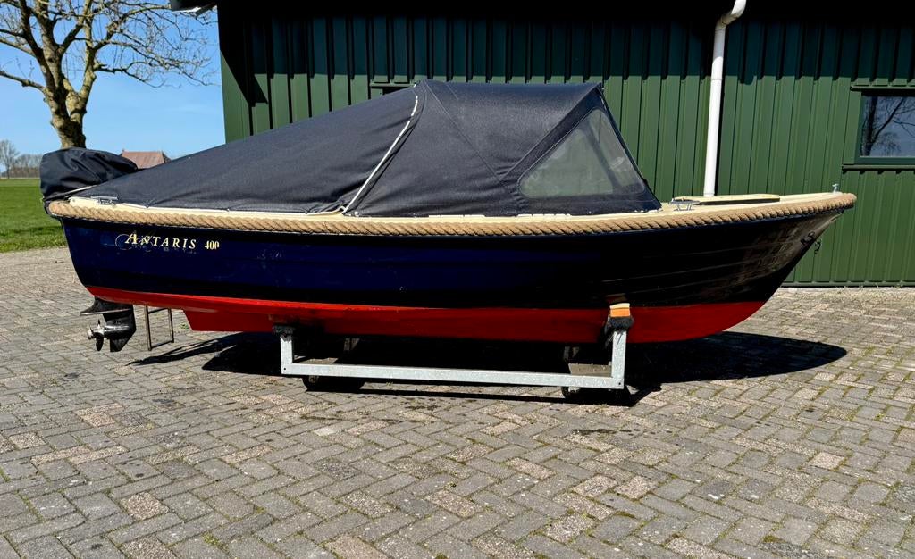 Antaris 400 sloep met Yamaha 6 pk 4-takt, Watersport en Boten, Sloepen, Gebruikt, Tot 10 pk, Ophalen of Verzenden, 3 tot 6 meter