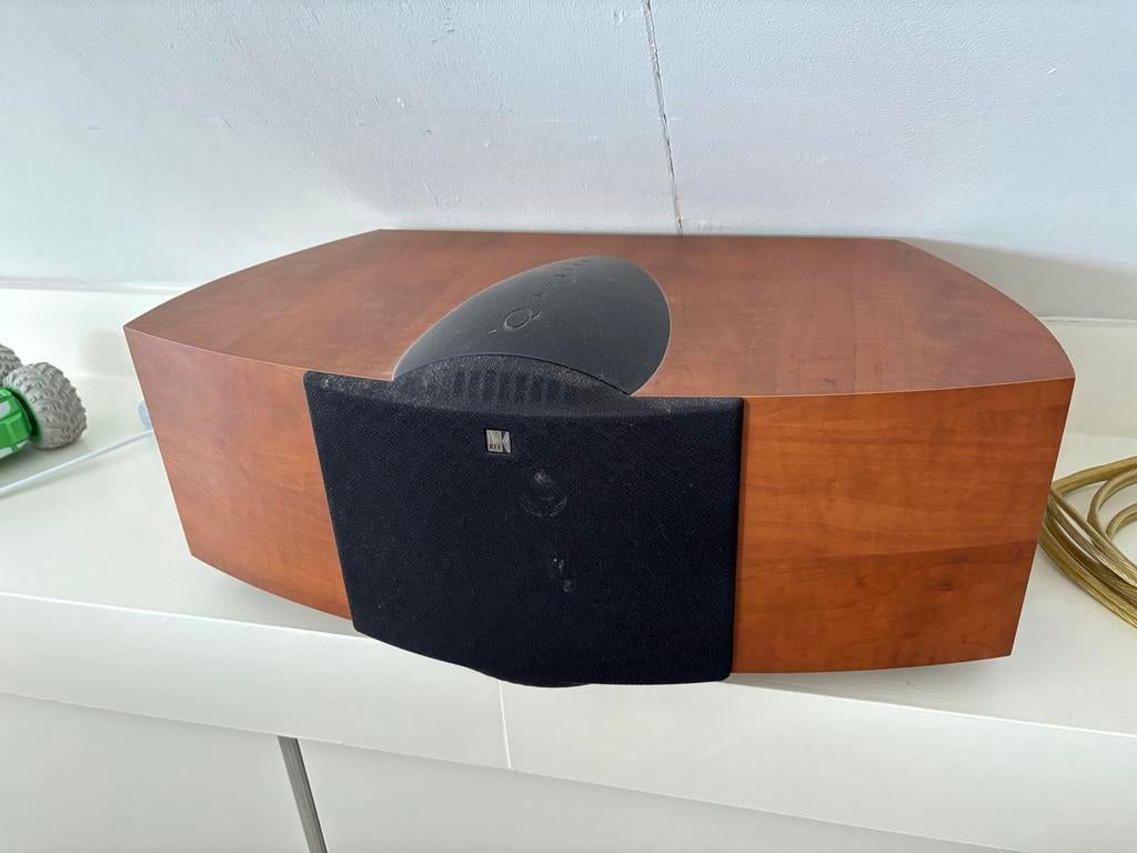 Kef Q9C center speaker - Dark Apple, Gebruikt, 60 tot 120 watt, Center speaker, Ophalen
