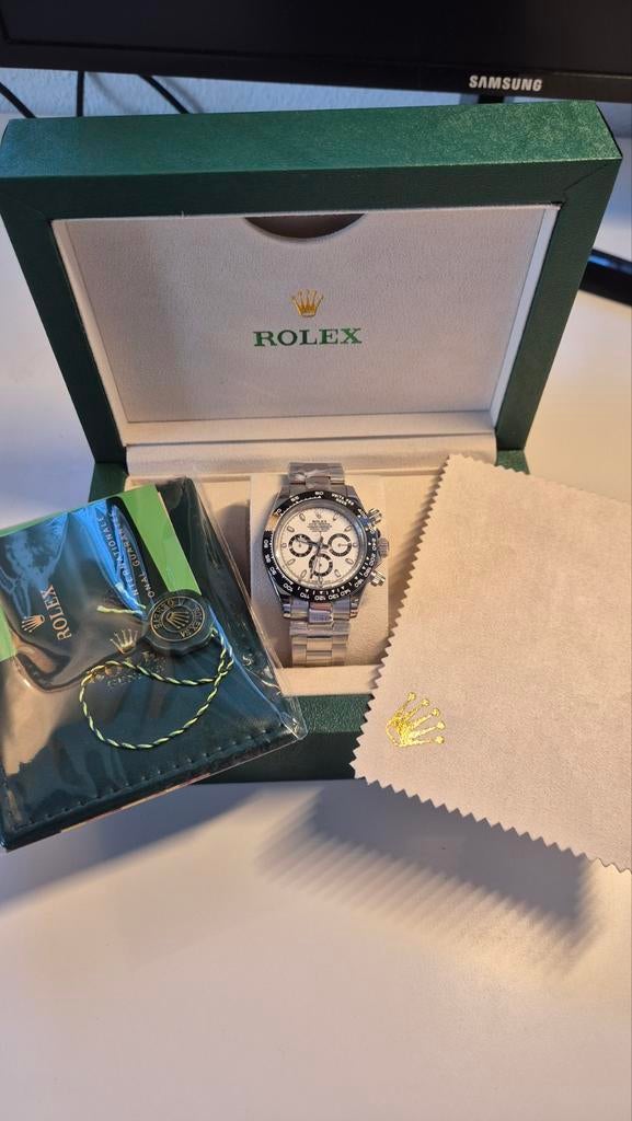 Rolex Daytona Panda, Overige merken, Wit, Nieuw, Ophalen of Verzenden