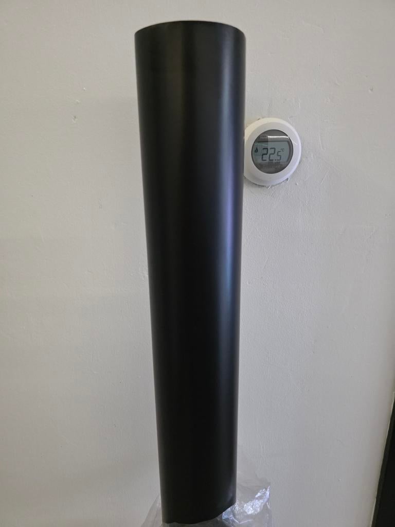 Matt zwart wrap folie, 14m x 1.80m, Ophalen