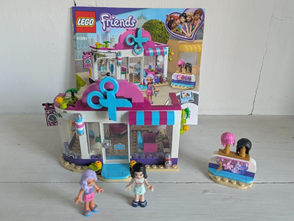 LEGO Friends Heartlake City Kapsalon - 41391 B, Ophalen of Verzenden, Zo goed als nieuw, Complete set, Lego