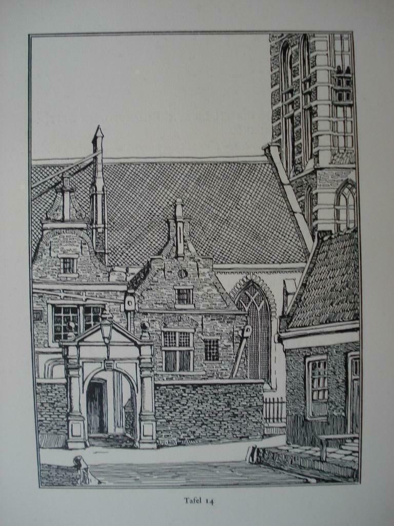 14 / Enkhuizen de  St.Pancras of Zuiderkerk Gravure 1902, Ophalen of Verzenden