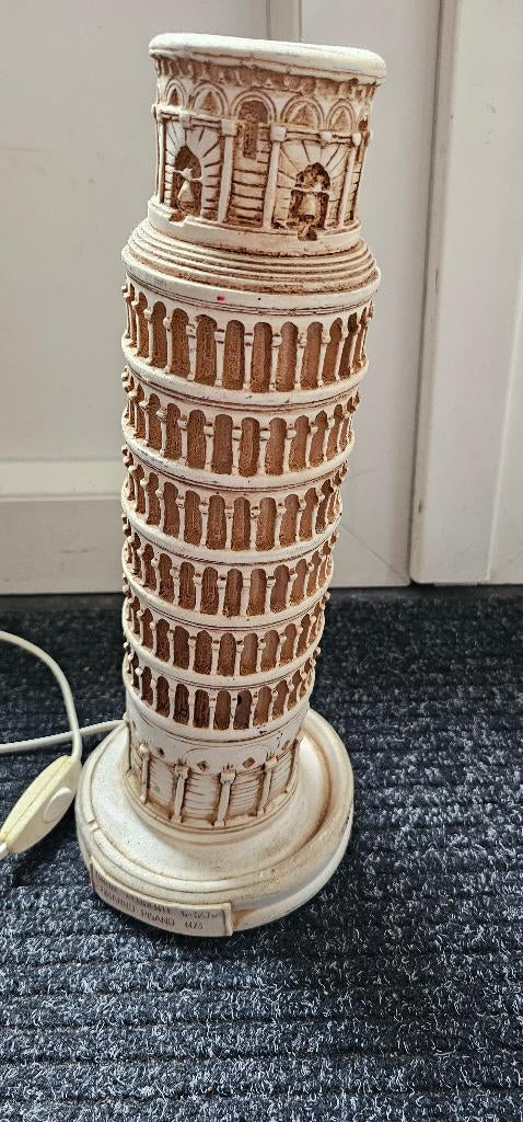 toren van pisa lamp, Ophalen of Verzenden, Zo goed als nieuw, Minder dan 50 cm