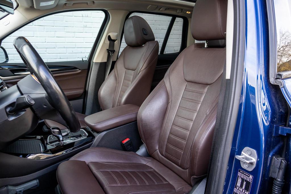 BMW X3 XDrive30e Facelift| Schuifdak|Vol-Leder|Trekhaak|Carp, 1998 cc, Gebruikt, 4 cilinders, Blauw