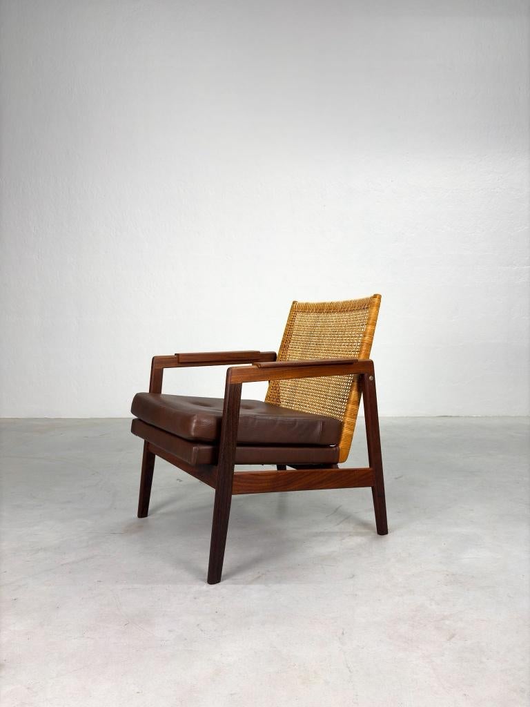Mid-century Fauteuil van P.J Muntendam voor Gebr. Jonkers, Ophalen, 75 tot 100 cm, Mid-century, Dutch design, Zo goed als nieuw