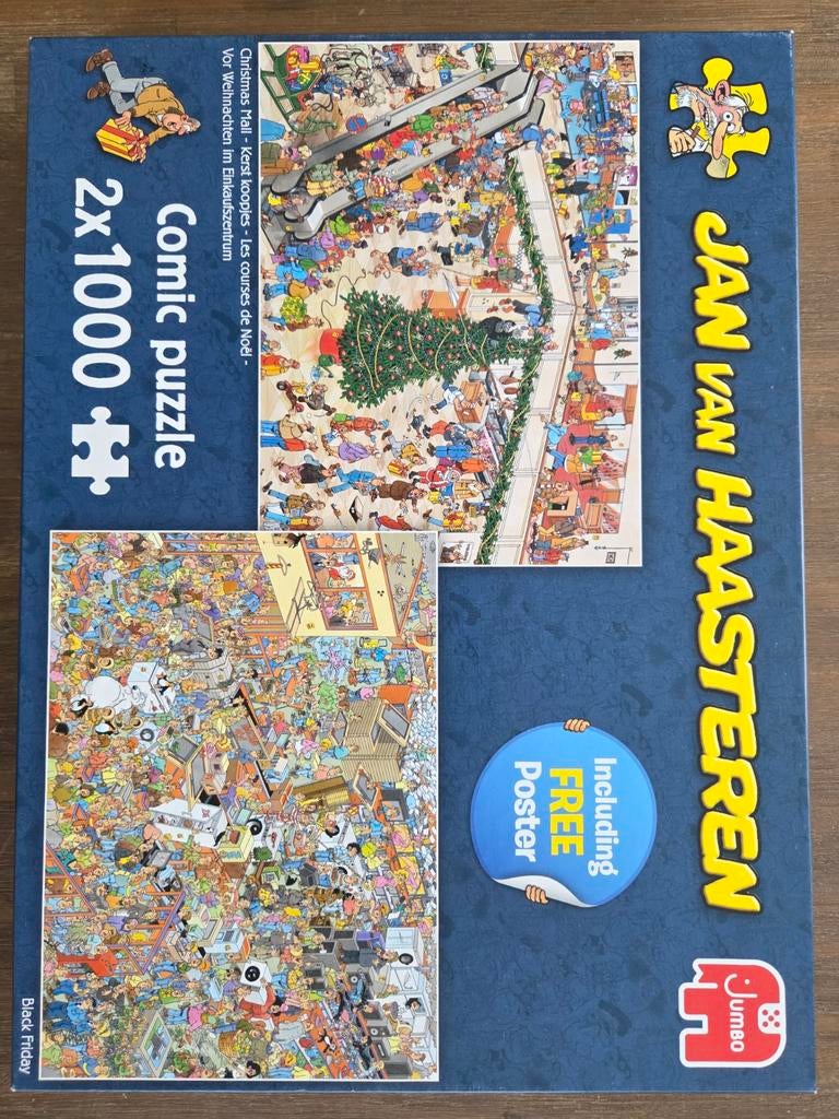 Jan van haasteren puzzels, Hobby en Vrije tijd, Denksport en Puzzels, Ophalen of Verzenden, 500 t/m 1500 stukjes, Zo goed als nieuw