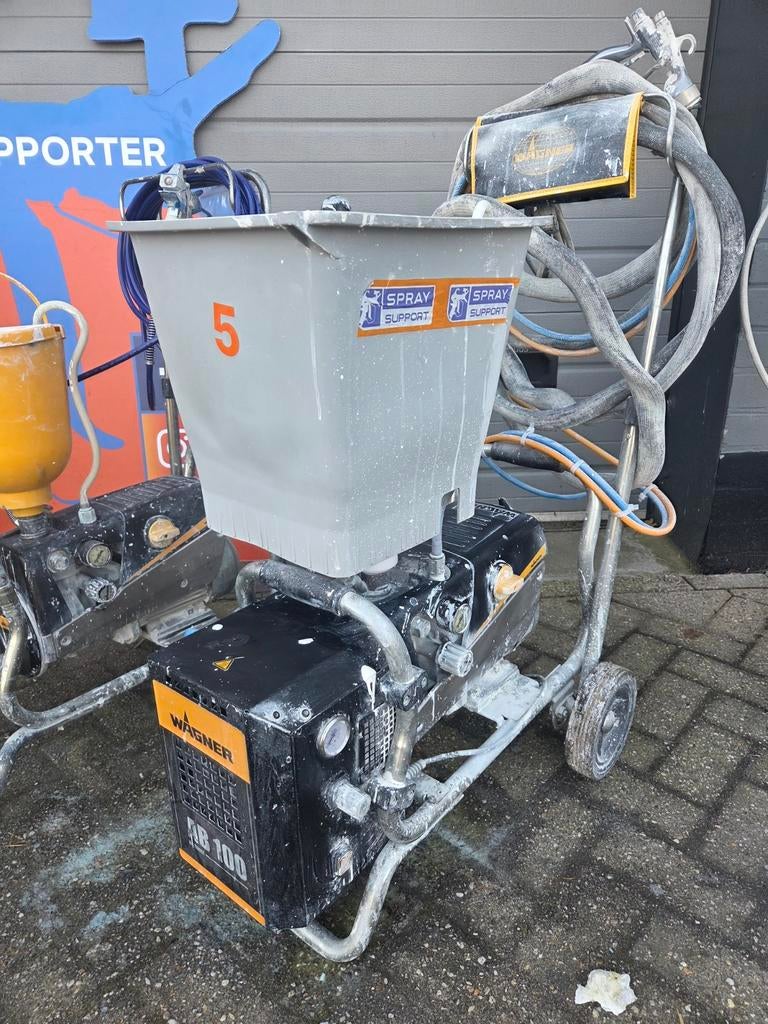 Wagner Finish 23 Plus airmix + Ab100  comp verfspuit (2016), Ophalen of Verzenden, Gebruikt