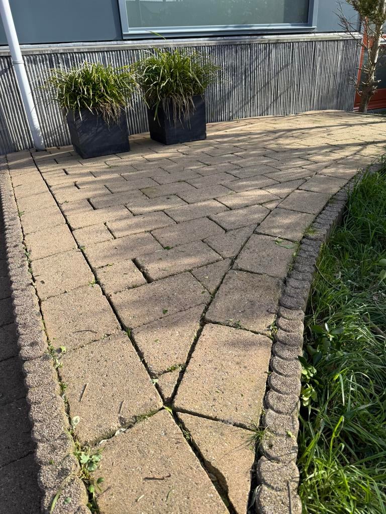 GRATIS Sierbestrating terracotta 30x20cm, Tuin en Terras, Ophalen, Gebruikt, Klinkers, 10 m² of meer