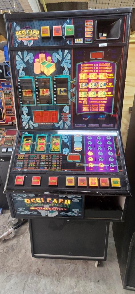 Reelcash Gokkast op Euro met Revisie Bordje, Ophalen