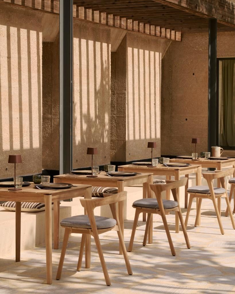 Ethnicraft Outdoor Meubelen Teak Bok Jack Loungeset Ligbed, Ophalen, Nieuw, Teakhout, Eettafel