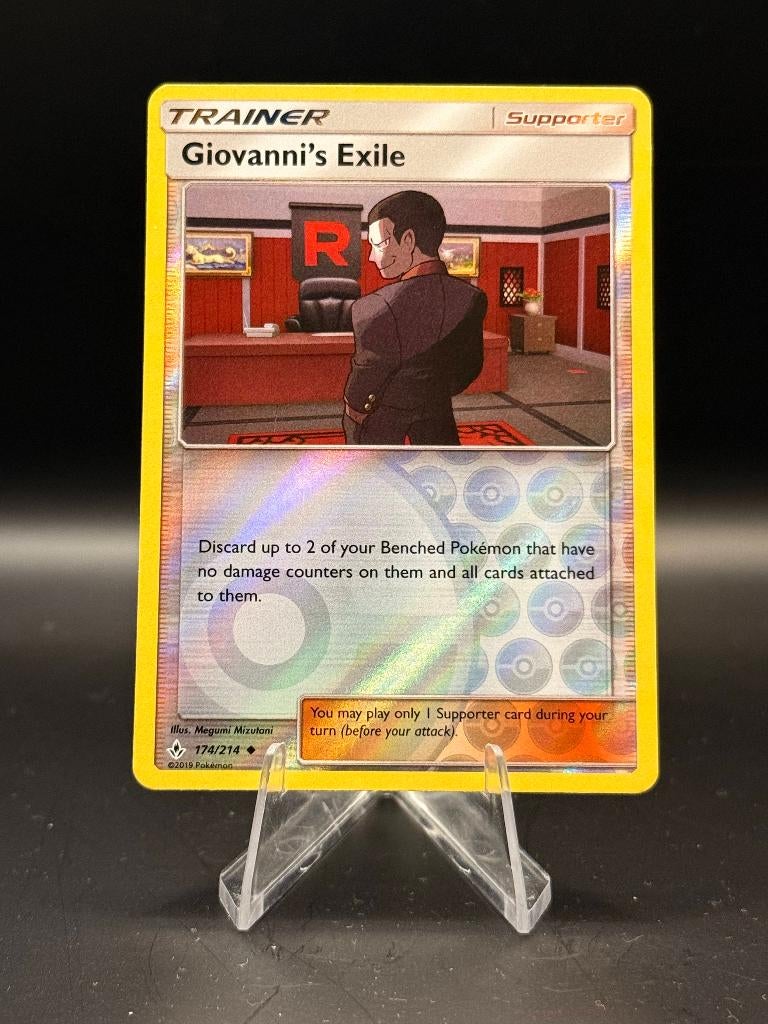 Giovannis exile Reverse	174/214	Engels	NM | Pokemon, Ophalen of Verzenden, Nieuw, Losse kaart, Foil