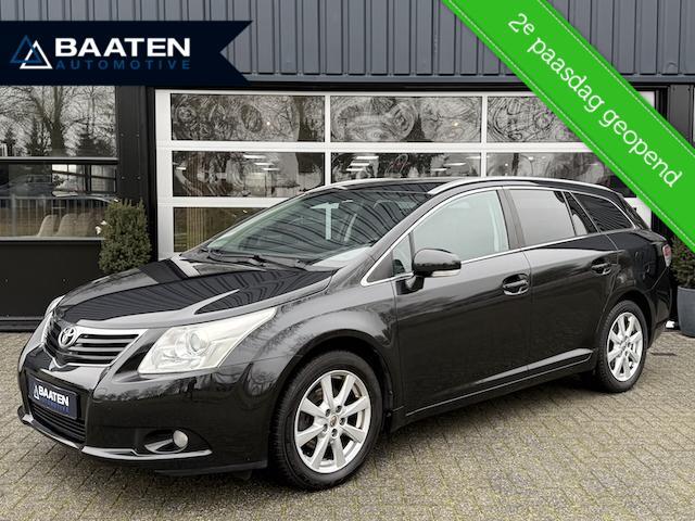 Toyota Avensis Wagon 2.0 VVTi Dynamic 153pk|Clima|Cruise|1e, Voorwielaandrijving, 4 cilinders, Zwart, Handgeschakeld
