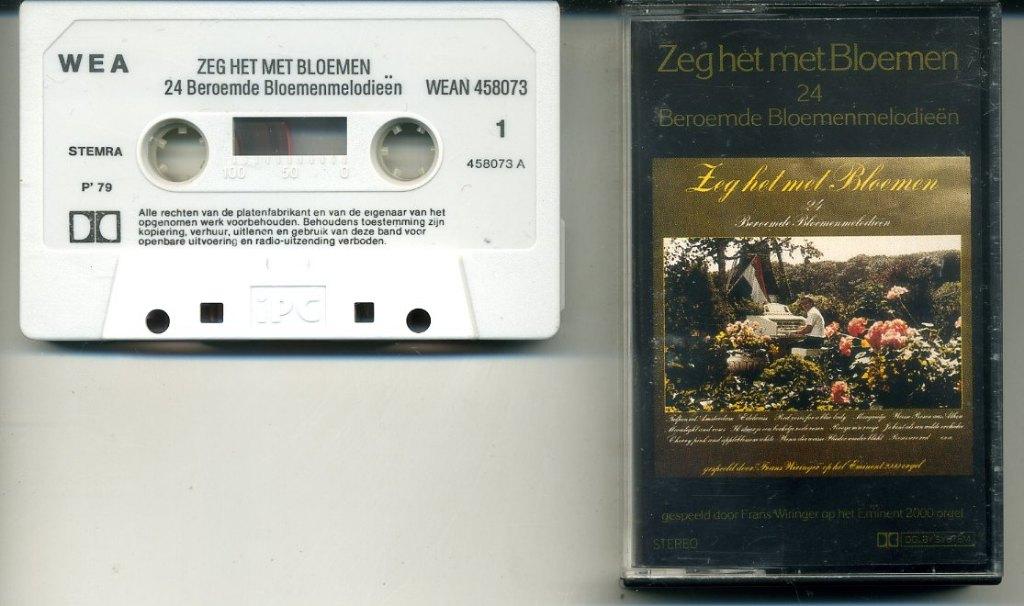 Frans Wiringer Zeg Het Met Bloemen 11 nrs cassette 1979 ZGAN, Cd's en Dvd's, Cassettebandjes, Overige genres, 1 bandje, Ophalen of Verzenden