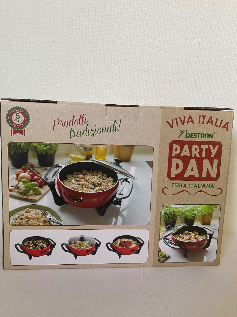 Multifunctionele  elektrisch partypan, Ophalen of Verzenden, Nieuw, Overige materialen, Kookpan of Snelkookpan