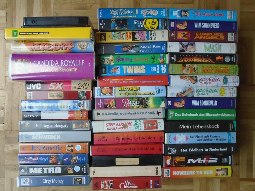 Diverse vhs videobanden, Alle leeftijden, Ophalen of Verzenden, Gebruikt, Actie en Avontuur