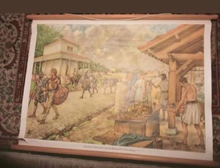 Ruil deze schoolplaten voor Kamerplanten ., Antiek en Kunst, Kunst | Schilderijen | Klassiek, Ophalen of Verzenden