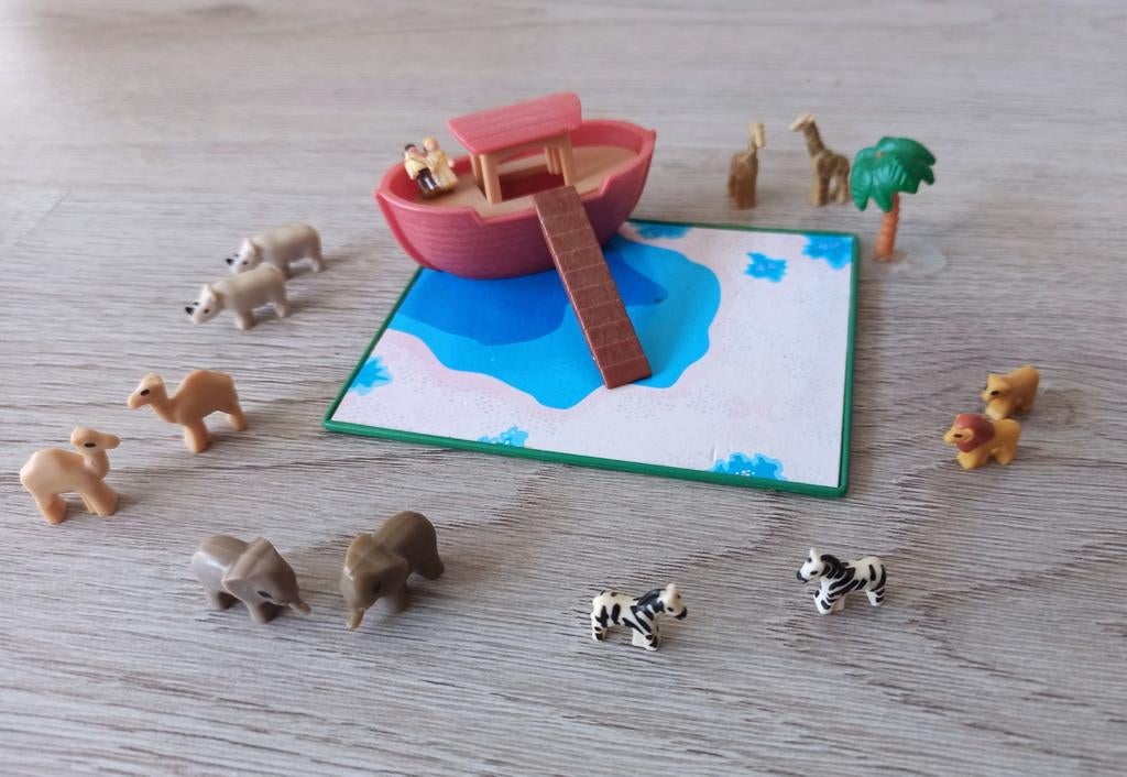 Playmobil micro set: Ark van Noah met dieren, Kinderen en Baby's, Speelgoed | Playmobil, Ophalen of Verzenden