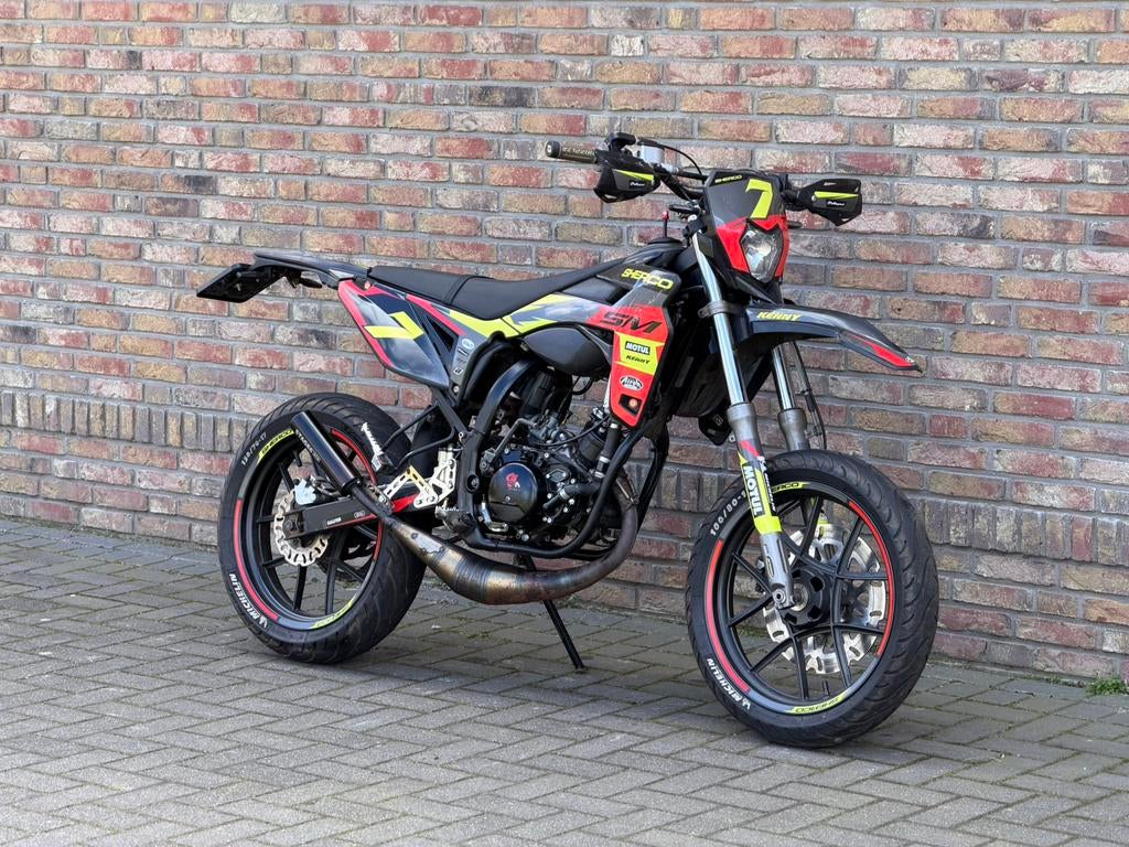 Sherco sm50 - 70cc schakelbrommer, Fietsen en Brommers, Brommers | Crossbrommers, Ophalen, Zo goed als nieuw, Overige merken