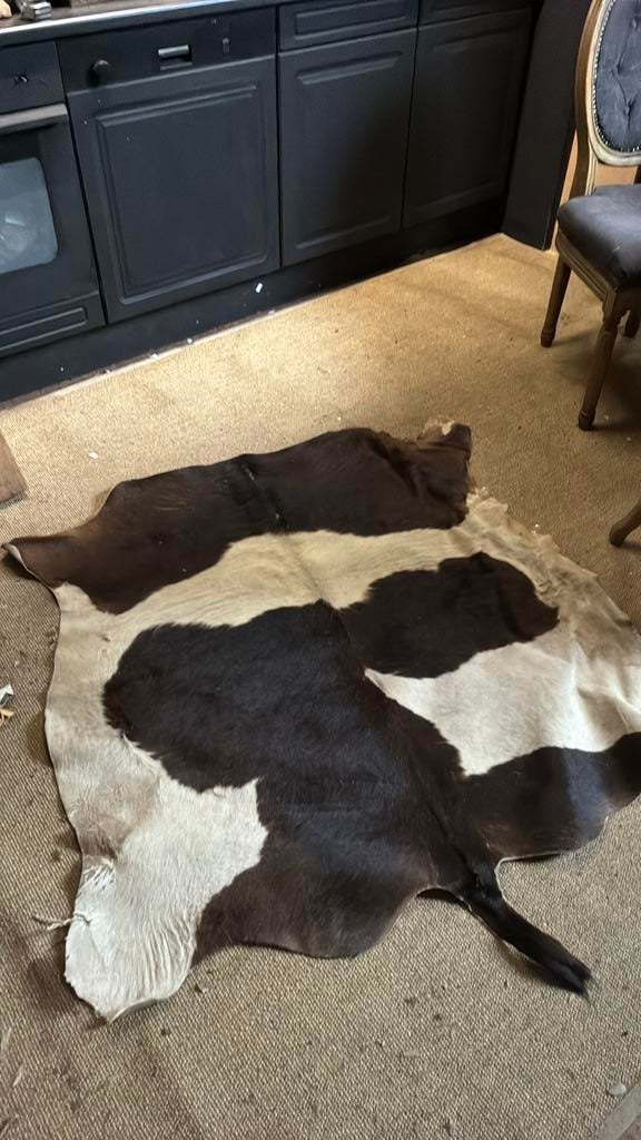 Koeien/kalfs huid, Ophalen of Verzenden, Zo goed als nieuw, Rechthoekig, 100 tot 150 cm