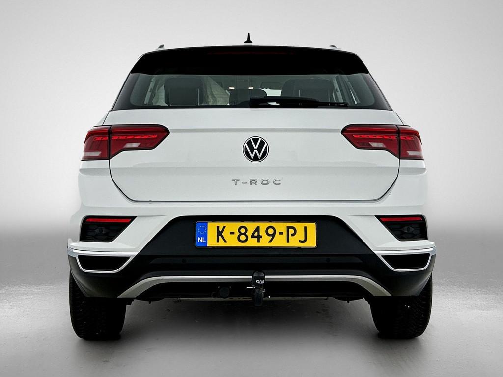 Volkswagen T-Roc 1.0 TSI Style | Trekhaak | Carplay, Stof, Gebruikt, 1194 kg, Wit