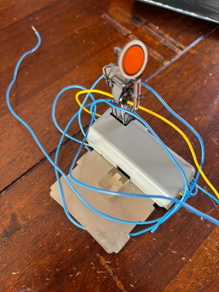 MARKLIN VOOR- SEINPAAL COMPLEET ( zie foto’s), Wisselstroom, Gebruikt, Overige typen, Ophalen of Verzenden