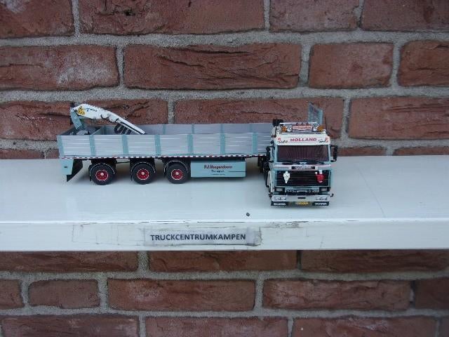 Tekno  Scania  143M  V8  van  P. J. Hoogendoorn., Hobby en Vrije tijd, Modelauto's | 1:50, Ophalen of Verzenden, Nieuw, Bus of Vrachtwagen