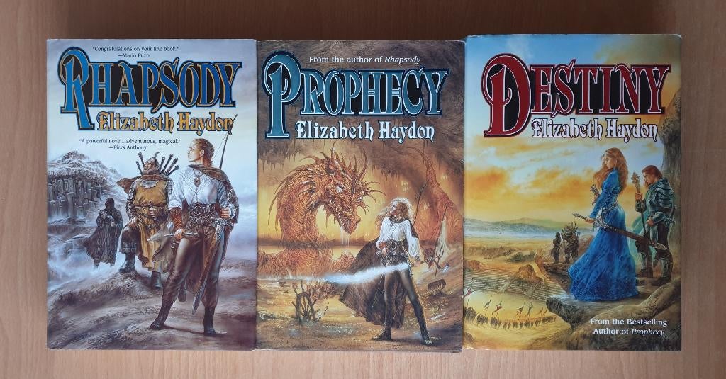 Elizabeth Haydon - Rhapsody 1 t/m 3 (HC + omslag), Ophalen of Verzenden, Gelezen, Elizabeth Haydon