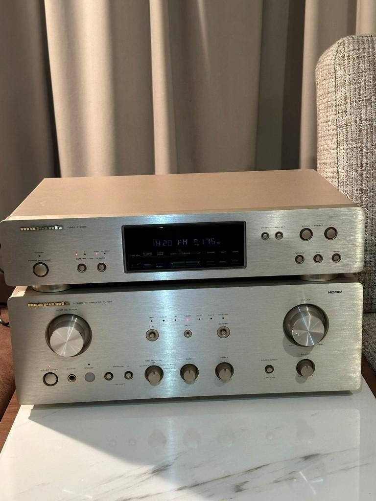 Marantz PM7000 + ST6000 HiFi set High-End Versterker & Tuner, Audio, Tv en Foto, Versterkers en Receivers, Zo goed als nieuw, 120 watt of meer