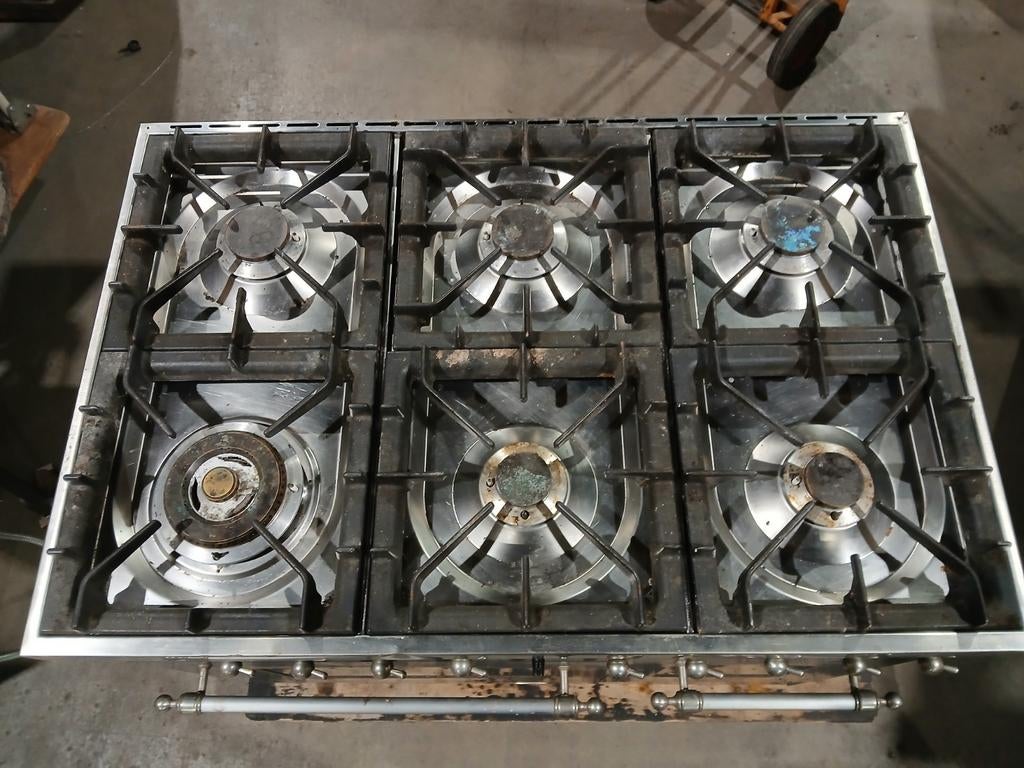 Boretti Fornuis met Dubbele Oven - Professionele Uitvoering, Witgoed en Apparatuur, Gebruikt, 60 cm of meer, Onbekend, Boretti