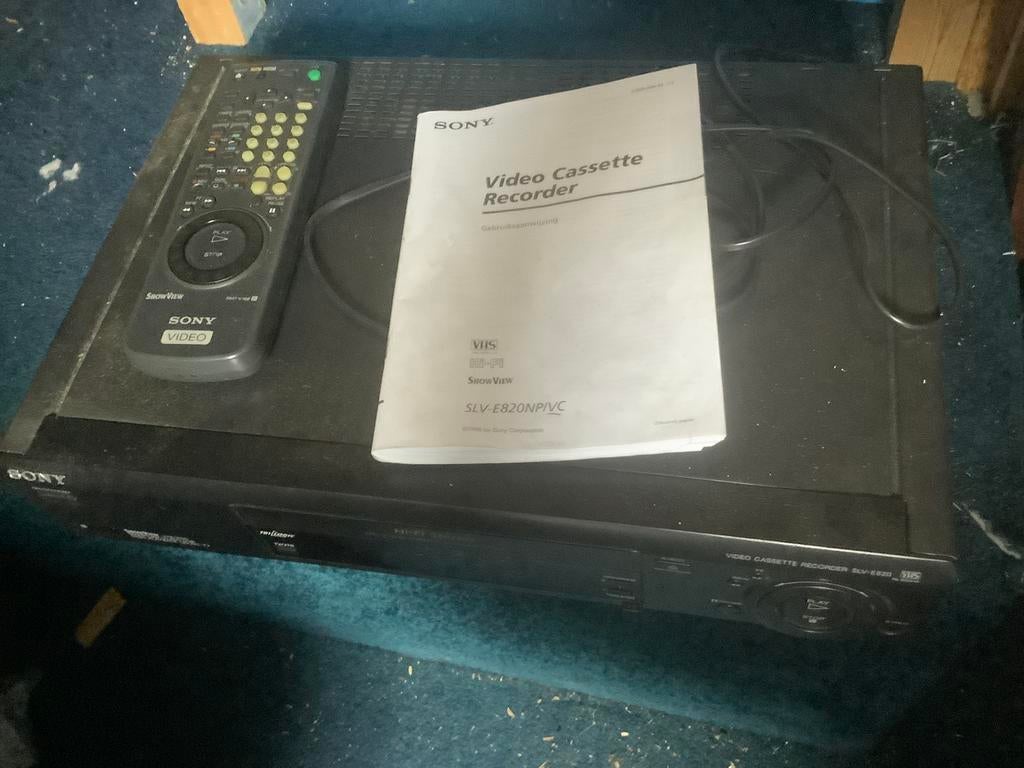 Sony videorecorder video cassette recorder videospeler, Audio, Tv en Foto, Videospelers, Ophalen of Verzenden, Gebruikt