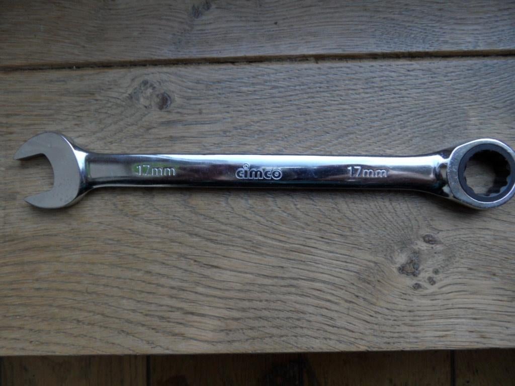 Cimco ringratel steeksleutel 17, Ophalen of Verzenden, Zo goed als nieuw