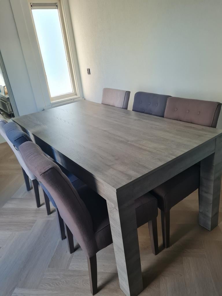 Eetkamertafel,salontafel en dressoir, Ophalen, Gebruikt