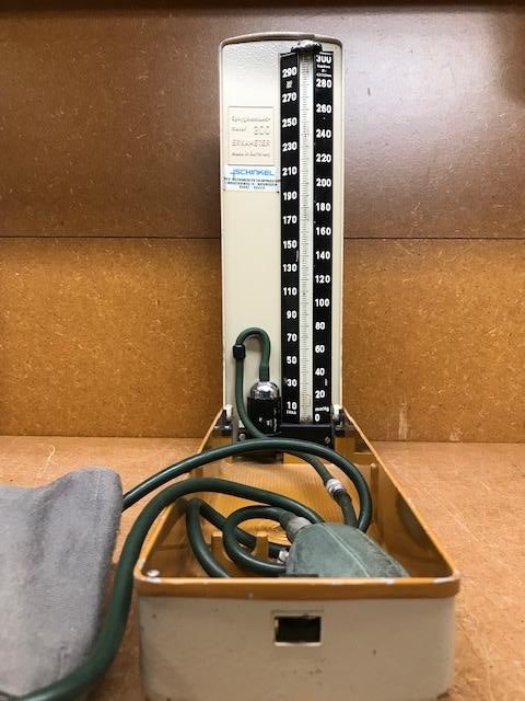 Schinkel Sphygmomanometer of Erkameter Kwik bloeddrukmeter., Diversen, Ophalen