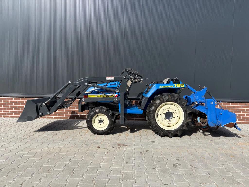 Iseki Landhope TU165 4x4 met voorlader en frees (bj 1990), Zakelijke goederen, Machines en Bouw | Heftrucks en Intern transport