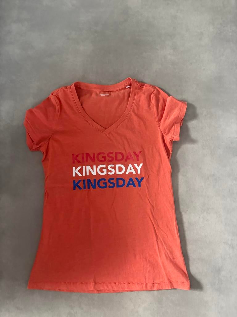 Koningsdag Shirt Oranje - Kingsday, Oranje, Ophalen of Verzenden, Korte mouw, Maat 36 (S)
