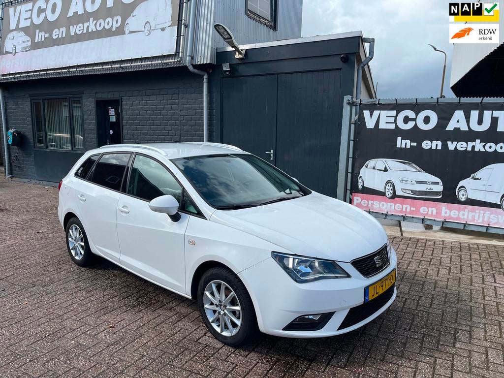 Seat Ibiza ST 1.4 TDI Style Connect airco navi TURBO DEFECT, Voorwielaandrijving, Stof, Gebruikt, Origineel Nederlands