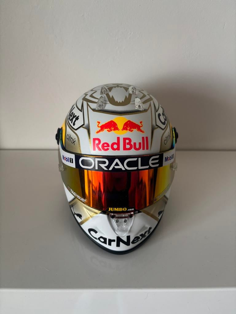 Max Verstappen seizoenshelm 2022 1/2, Verzamelen, Ophalen, Nieuw, Formule 1