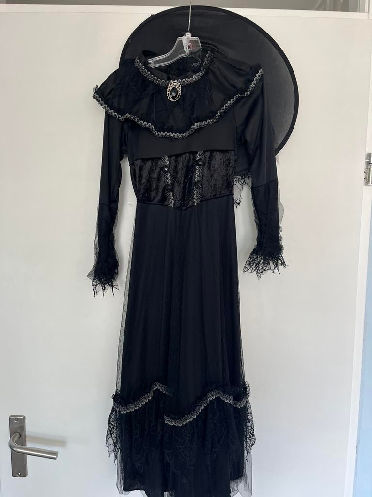 Heksen jurk / hoef, Ophalen of Verzenden, Zo goed als nieuw, Zwart, Galajurk