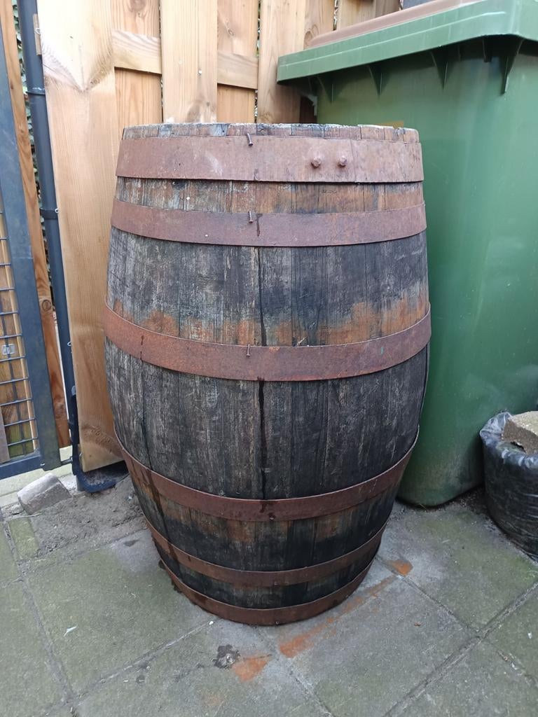 Wijnvat / Regenton zonder deksel, Tuin en Terras, Ophalen, Gebruikt