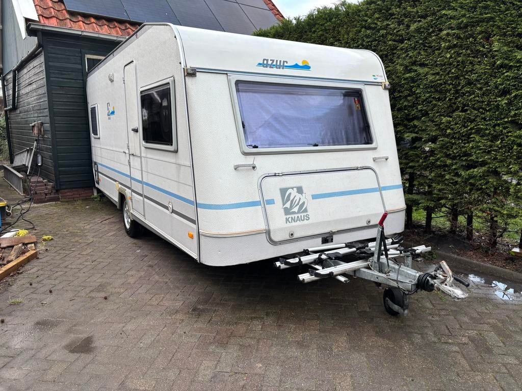 Complete caravan met voortent, luifel, airco en 4 slaapplekk, Rondzit, Luifel, Particulier, 5 tot 6 meter