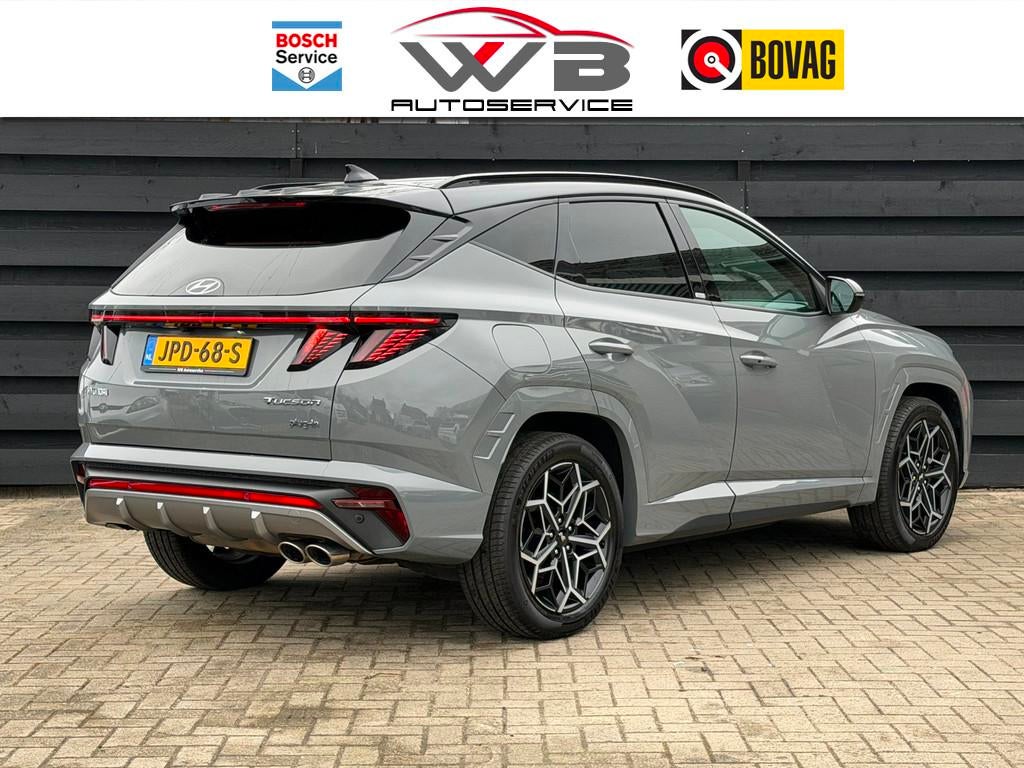 Hyundai Tucson 1.6 T-GDI PHEV N Line 4WDI Carplay I Camera, Automaat, 1350 kg, Gebruikt, Zwart