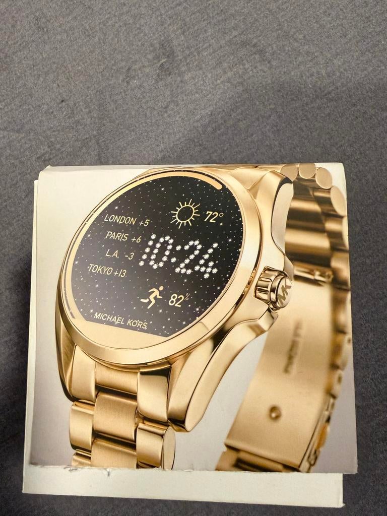 Michael kors smartwatch, Sieraden, Tassen en Uiterlijk, Horloges | Dames, Ophalen of Verzenden, Zo goed als nieuw, Staal, Overige merken