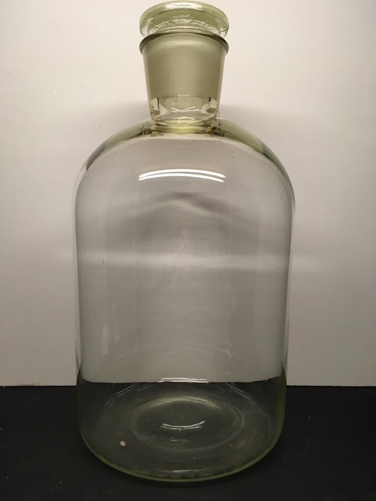14) Grote antieke stopfles / apothekers fles, Antiek en Kunst, Antiek | Glas en Kristal, Ophalen