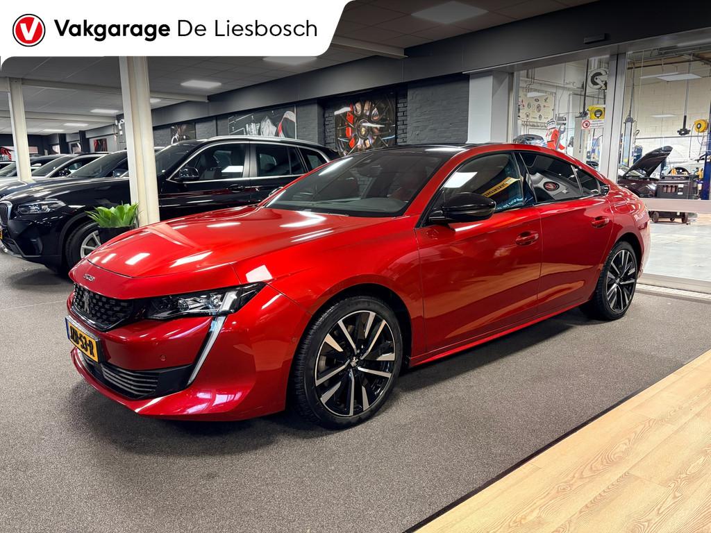 Peugeot 508 1.6 HYbrid GT 225pk Panorama-dak / Leder / Led /, 745 kg, Gebruikt, Euro 6, 4 cilinders